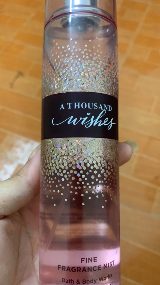 Xịt Thơm Body Mist Bath & Body Works A Thousand Wishes - Hương Ngọt Ngào Quyến Rũ, Lưu Hương Lâu, 236ml