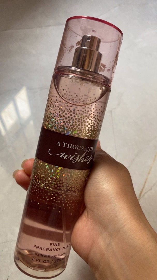 Xịt Thơm Body Mist Bath & Body Works A Thousand Wishes - Hương Ngọt Ngào Quyến Rũ, Lưu Hương Lâu, 236ml