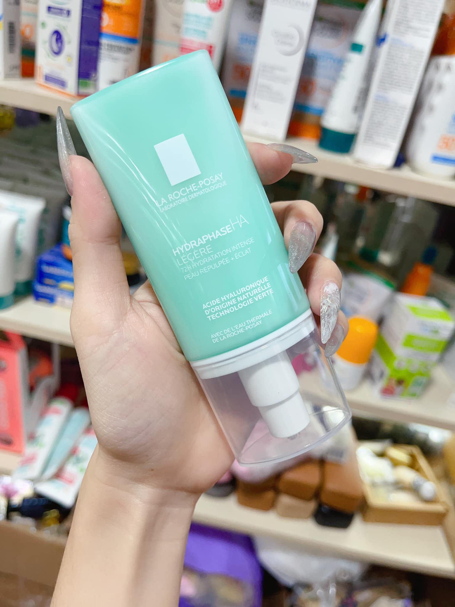 Combo Nước Tẩy Trang và Kem Dưỡng La Roche-Posay Hydraphase HA Legere 72h - Dưỡng Ẩm Cho Da Thường và Da Nhạy Cảm