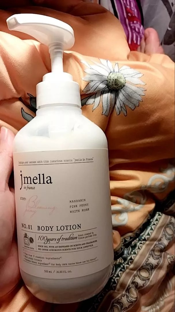 Sữa Dưỡng Thể Jmella In France No.1 Blooming Peony 500ml - Dưỡng Ẩm, Làm Dịu Da, Hương Hoa Mẫu Đơn Quyến Rũ