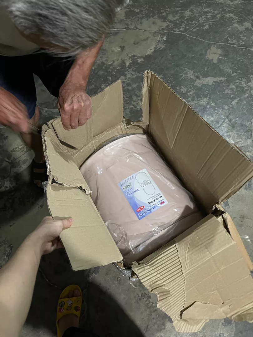 Bô Vệ Sinh Di Động Song Long Cho Người Già - Chất Liệu Cao Cấp, Chịu Tải 100kg, Thiết Kế Tiện Lợi Dành Cho Người Khó Khăn Về Đi Lại
