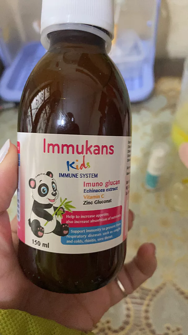 Siro Immukans Kids 150ml - Hỗ Trợ Tăng Cường Sức Đề Kháng và Tiêu Hóa Cho Trẻ - Hương Vị Trái Cây Ngon Miệng