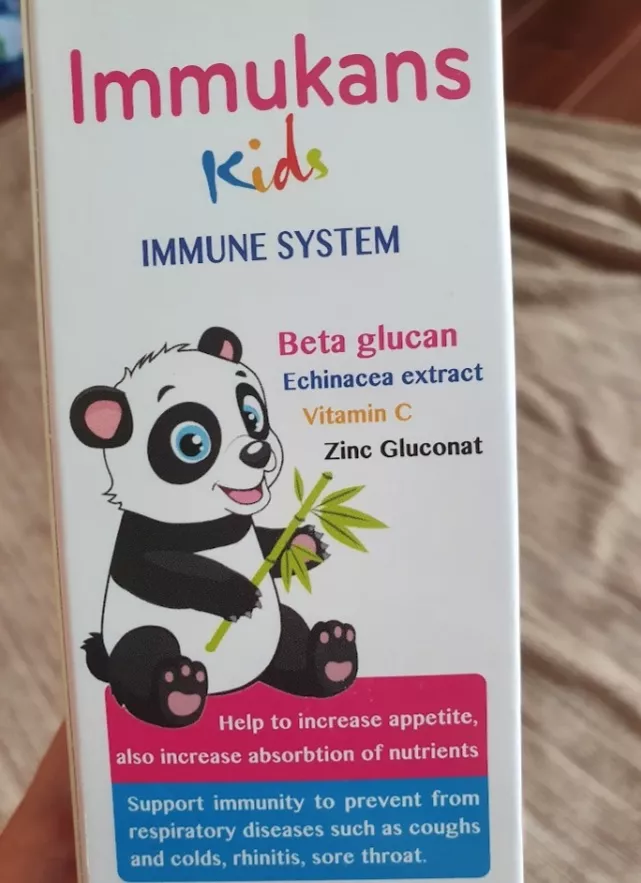 Siro Immukans Kids 150ml - Hỗ Trợ Tăng Cường Sức Đề Kháng và Tiêu Hóa Cho Trẻ - Hương Vị Trái Cây Ngon Miệng