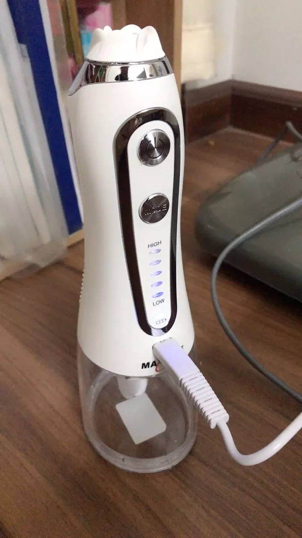 Máy Tăm Nước Cầm Tay Maxcare Max456S 5W - Công Nghệ Sóng Âm Vệ Sinh Răng Miệng Êm Ái, Loại Bỏ Mảng Bám và Thức Ăn Thừa