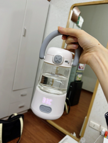 Máy Hâm Sữa Di Động Moaz Bebe MB-069 - Ủ Bình Sữa Không Dây, Thiết Kế Nhỏ Gọn, Nhiệt Độ Cài Đặt 37-50°C, Dung Lượng Pin Lớn