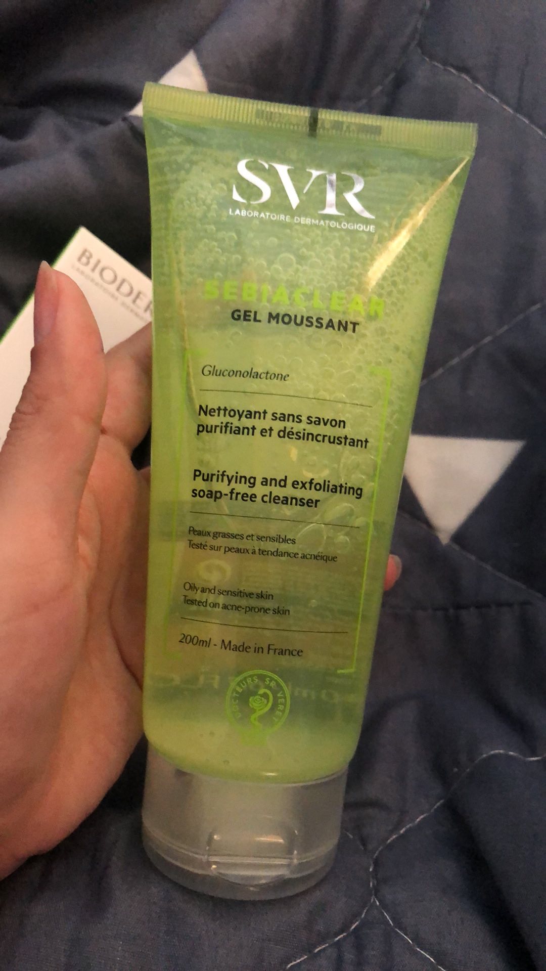 Sữa Rửa Mặt SVR Sebiaclear Gel Moussant 200ml - Dầu Mụn, Nhạy Cảm, Làm Sạch Dịu Nhẹ, Chống Thấm Nước, Không Xà Phòng