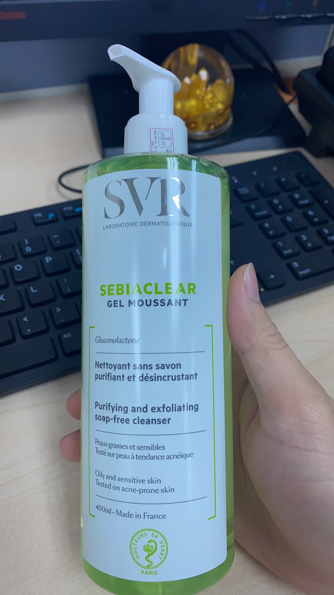 Sữa Rửa Mặt SVR Sebiaclear Gel Moussant 200ml - Dầu Mụn, Nhạy Cảm, Làm Sạch Dịu Nhẹ, Chống Thấm Nước, Không Xà Phòng
