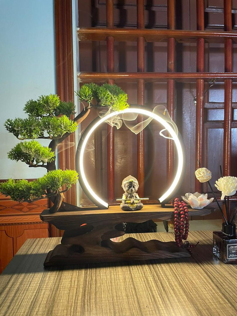 Tượng Khỉ Mỹ Hầu Vương Gốm Sứ Tử Sa Cao Cấp - Vật Phẩm Phong Thủy Trang Trí Nhà Cửa và Văn Phòng Size L 12.5cm