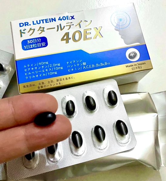 Viên uống bổ mắt Dr Lutein 40EX Nhật Bản - Hỗ trợ thị lực, cải thiện mắt mờ, mỏi - Hộp 60 viên bổ sung vitamin tự nhiên
