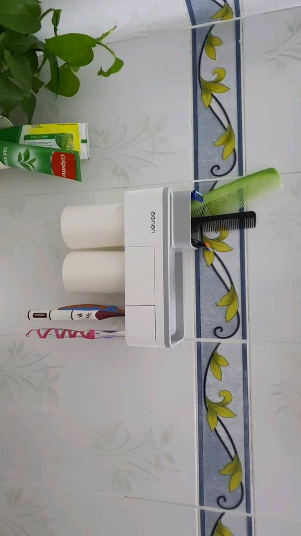 Kệ Nhà Tắm Thông Minh Dán Tường Kèm Cốc Oenon – Thiết Kế Hiện Đại, Đa Năng, Tiết Kiệm Không Gian  (Bộ 2/3/4 Cốc)