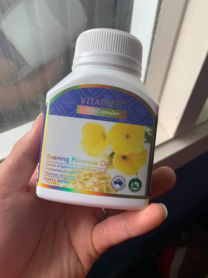 Tinh Dầu Hoa Anh Thảo Vitatree Evening Primrose 100 Viên - Hỗ Trợ Cân Bằng Nội Tiết Tố Nữ, Giảm Khó Chịu Kỳ Đèn Đỏ, Cải Thiện Sức Khỏe Da
