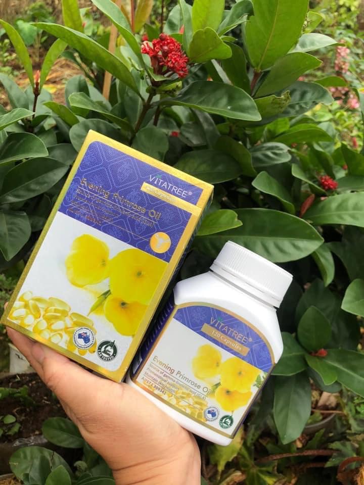 Tinh Dầu Hoa Anh Thảo Vitatree Evening Primrose 100 Viên - Hỗ Trợ Cân Bằng Nội Tiết Tố Nữ, Giảm Khó Chịu Kỳ Đèn Đỏ, Cải Thiện Sức Khỏe Da