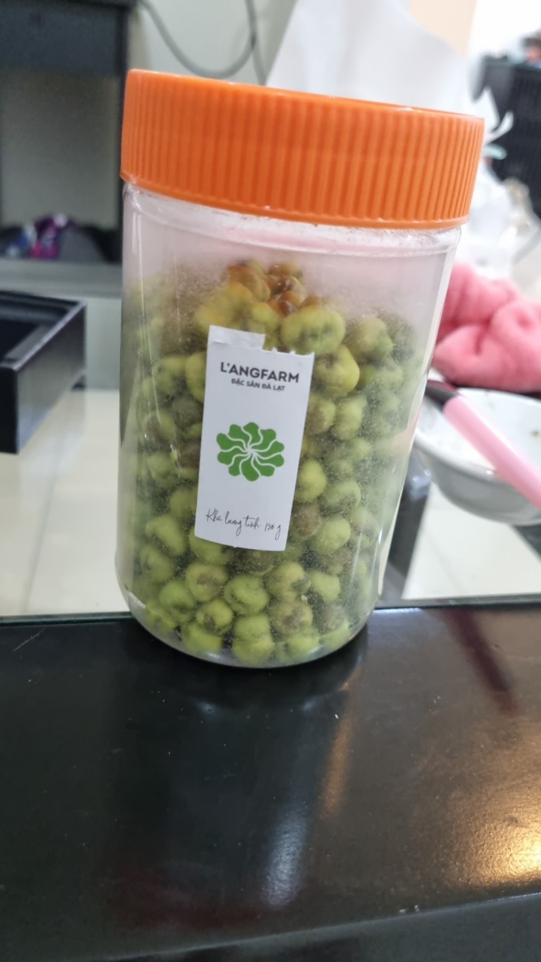 Combo 3 Hộp Đậu Hòa Lan Wasabi L'angfarm 150g - Snack Giòn Ngon, Hương Vị Cay Nồng – Quà Tặng Dinh Dưỡng Thực Phẩm Cao Cấp