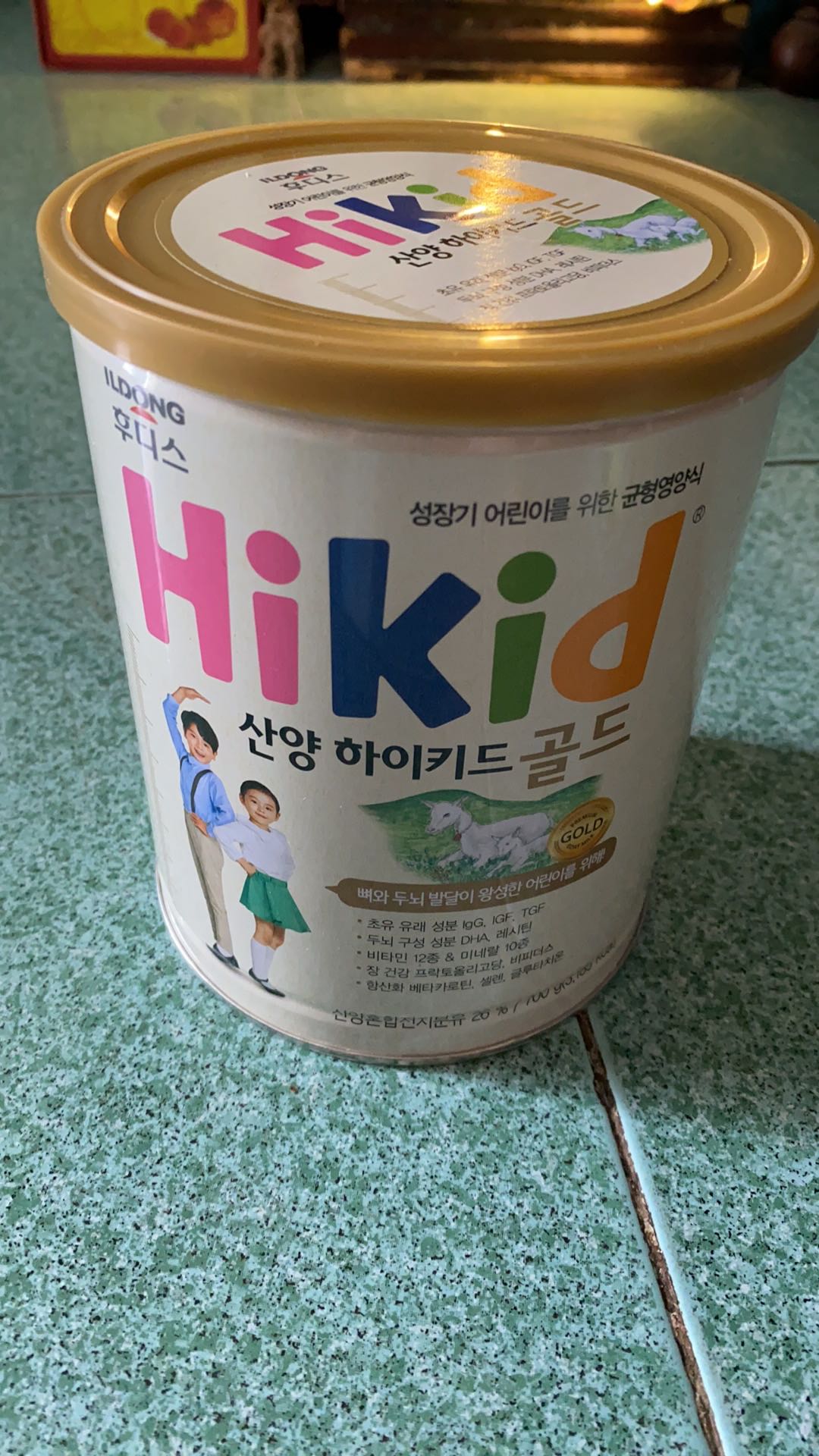 Sữa Dê Hikid Gold Hàn Quốc 650g - Hỗ Trợ Tăng Chiều Cao Cho Bé 1-9 Tuổi, Bổ Sung Dinh Dưỡng Tự Nhiên, Giúp Xương Khỏe Mạnh