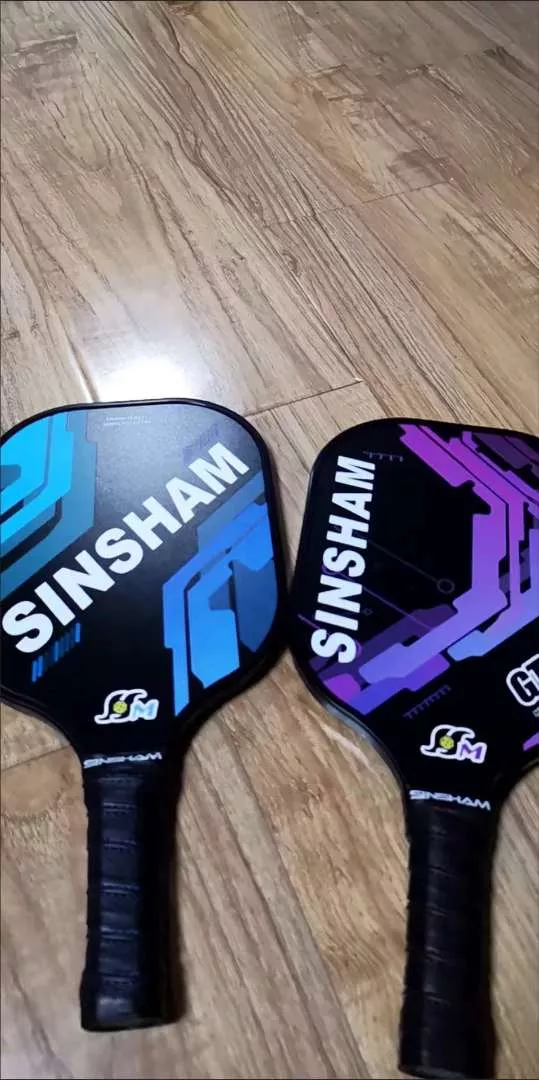 Vợt Pickleball Carbon Sinsham 14mm Siêu Nhẹ - Tặng Kèm Bóng, Dễ Kiểm Soát, Phù Hợp Mọi Cấp Độ Người Chơi