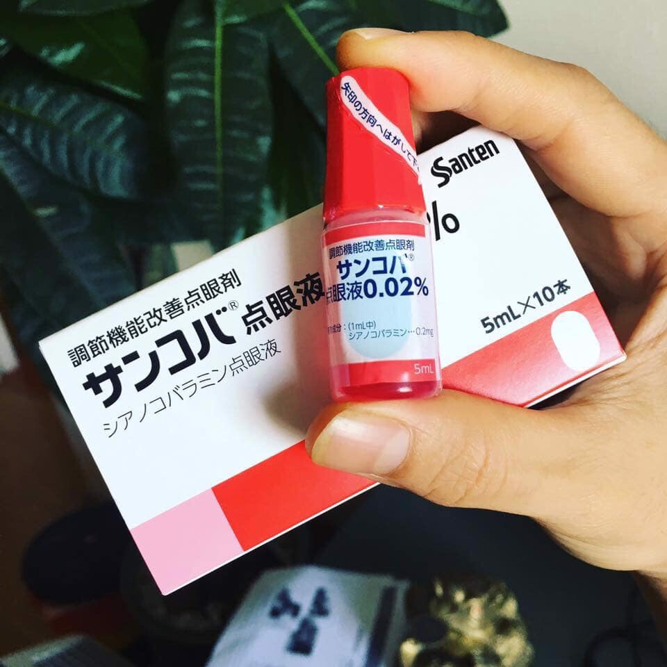 Nước Nhỏ Mắt Santen Sancoba 5ml - Hỗ Trợ Tăng Cường Thị Lực, Giảm Mỏi Mắt, Hỗ Trợ Chăm Sóc Đôi Mắt Khỏe Mạnh
