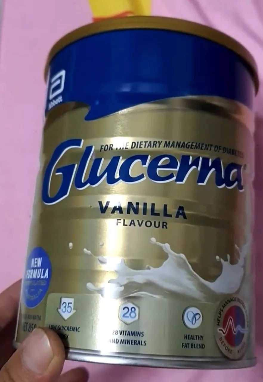Sữa Glucerna Úc 850g cho Người Tiểu Đường - Dinh Dưỡng Cân Đối, Hỗ Trợ Kiểm Soát Đường Huyết - Sản Phẩm Chính Hãng Từ Abbott