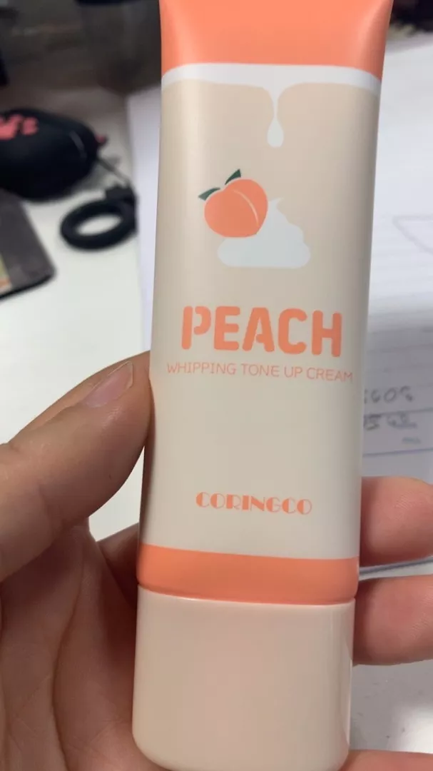 Kem Dưỡng Trắng Da Coringco Peach Whipping Tone Up Cream 50ml - Làn Da Trắng Hồng, Căng Bóng, Dưỡng Ẩm Tự Nhiên, Mỹ Phẩm Hàn Quốc