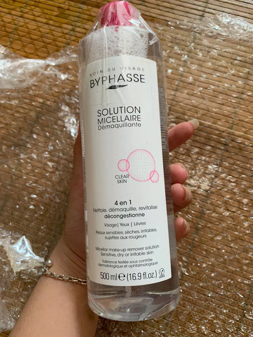 Nước Tẩy Trang Byphasse Solution Micellaire Face 500ml - Giúp Làm Sạch Sâu, Tẩy Trang Hiệu Quả Cho Tất Cả Loại Da