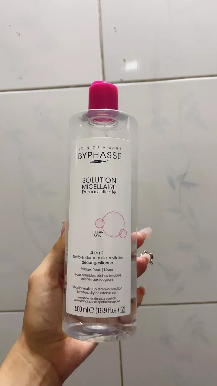 Nước Tẩy Trang Byphasse Solution Micellaire Face 500ml - Giúp Làm Sạch Sâu, Tẩy Trang Hiệu Quả Cho Tất Cả Loại Da