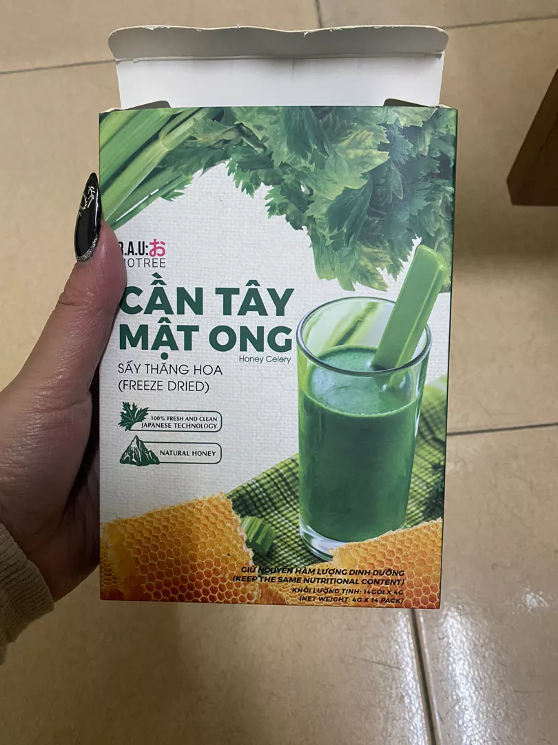 Combo 2 Hộp Bột Cần Tây Mật Ong Motree Giúp Giữ Dáng Đẹp Da