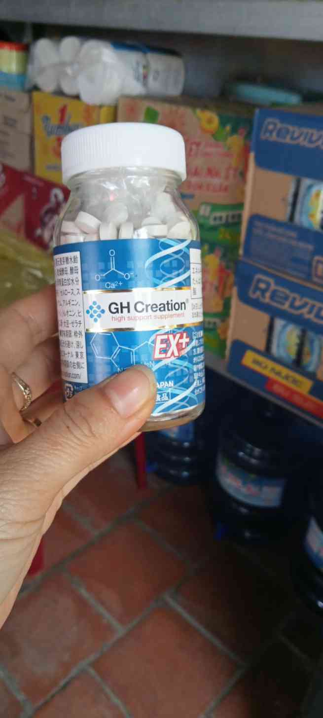 Viên uống GH Creation EX+ tăng chiều cao chính hãng Nhật Bản - Hỗ trợ phát triển chiều cao cho đối tượng từ 4-30 tuổi, lọ 270 viên