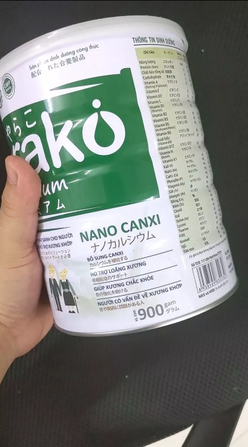Sữa Canxi Nano Nhật Bản Yarako Premium 400g - Siêu Hấp Thụ, Hỗ Trợ Chắc Khỏe Xương Cho Người Già