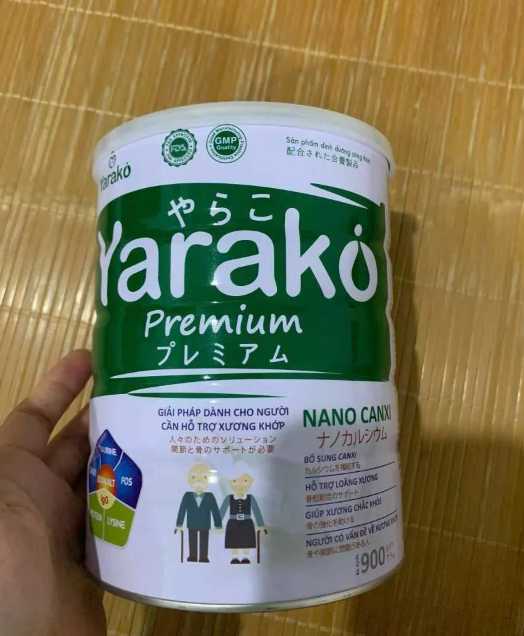 Sữa Canxi Nano Nhật Bản Yarako Premium 400g - Siêu Hấp Thụ, Hỗ Trợ Chắc Khỏe Xương Cho Người Già