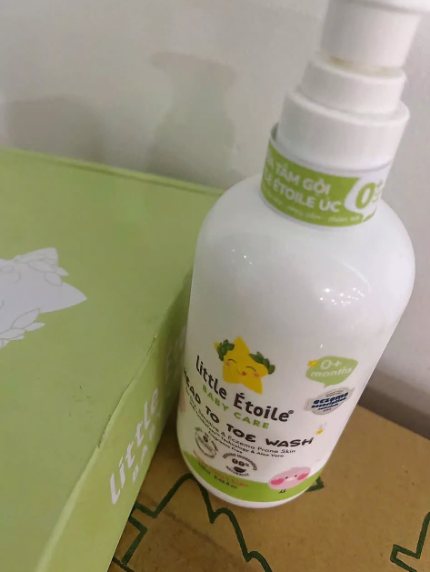 Sữa Tắm Gội Cho Da Chàm Sữa Nhạy Cảm Little Étoile Baby Care 250ml - Dưỡng Da An Toàn Cho Bé Từ Sơ Sinh