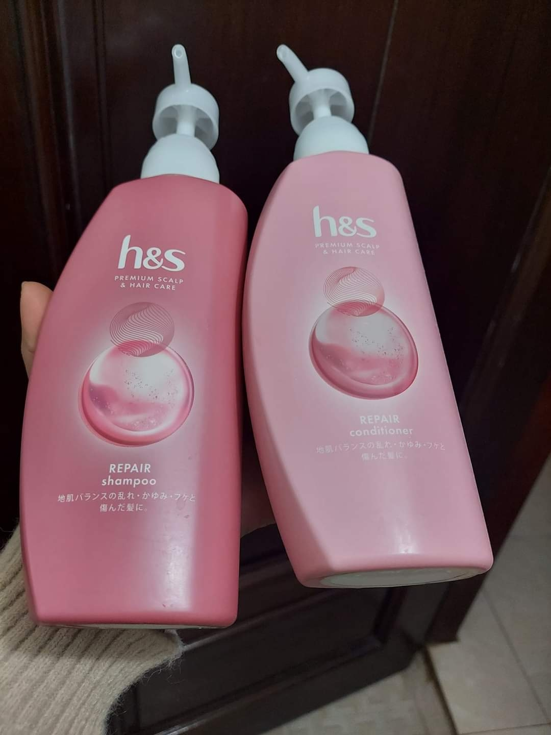 Bộ Dầu Gội Xả H&S Màu Hồng - Hỗ Trợ Cải Thiện Gàu, Phục Hồi Tóc Khỏe Mạnh, Giảm Ngứa Da Đầu, Dưỡng Ẩm Tóc