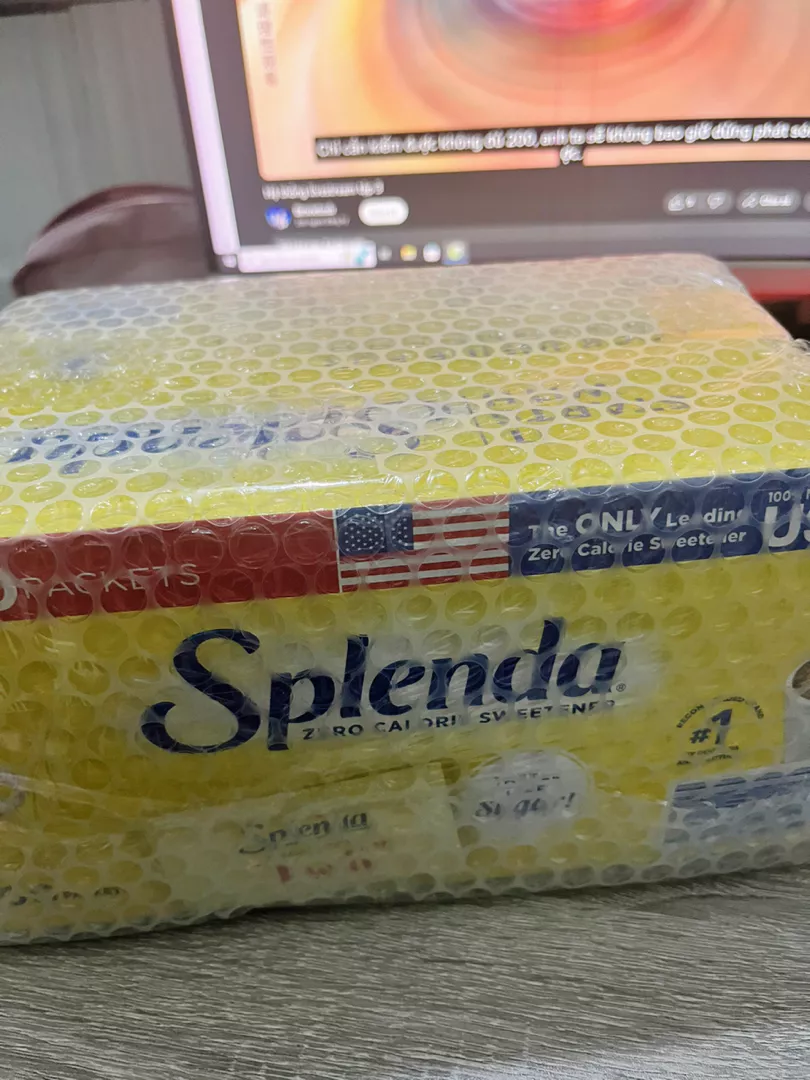 Đường ăn kiêng Splenda Zero Calorie Sweetener - Vị ngọt tự nhiên không calo, lý tưởng cho người tiểu đường và giảm cân, đóng gói tiện lợi 1000 gói.