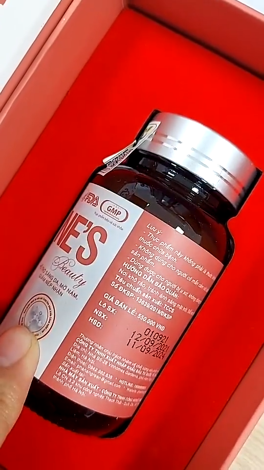 Viên uống trắng da Nine's Beauty - Hỗ trợ mờ nám, cải thiện sắc tố da, tăng đàn hồi và làm sáng khỏe từ sâu bên trong