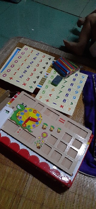 Bảng Gỗ Học Toán Thông Minh Có Que Tính - Giúp Bé Vừa Học Vừa Chơi, Phát Triển Trí Não và Khả Năng Tư Duy