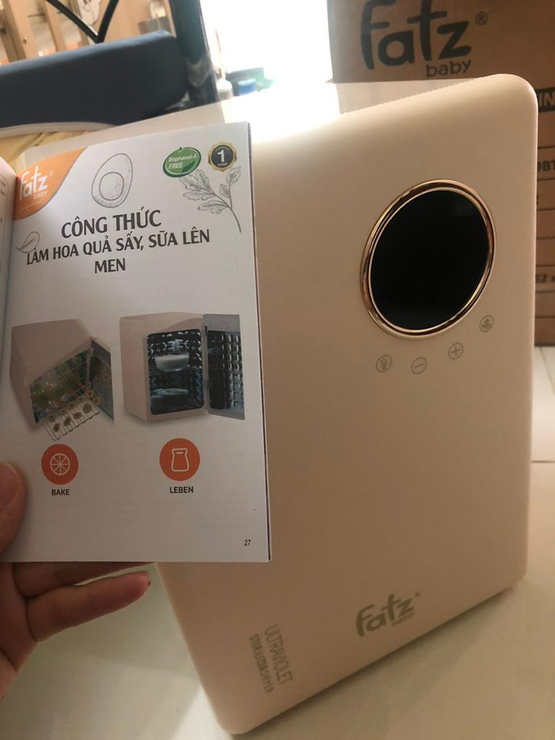 Máy tiệt trùng sấy khô UVC LED Fatzbaby KING 2 FB4799BT - Tiệt trùng hiệu quả, 19L, chức năng sấy khô, bảo quản và lên men sữa chua