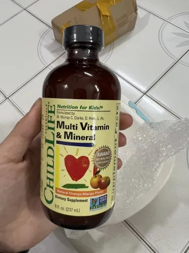 Childlife Multivitamin & Mineral Cho Trẻ 6 Tháng Đến 12 Tuổi - Hơn 20 Vitamin và Khoáng Chất Tăng Cường Sức Đề Kháng và Hỗ Trợ Phát Triển Nã Bộ