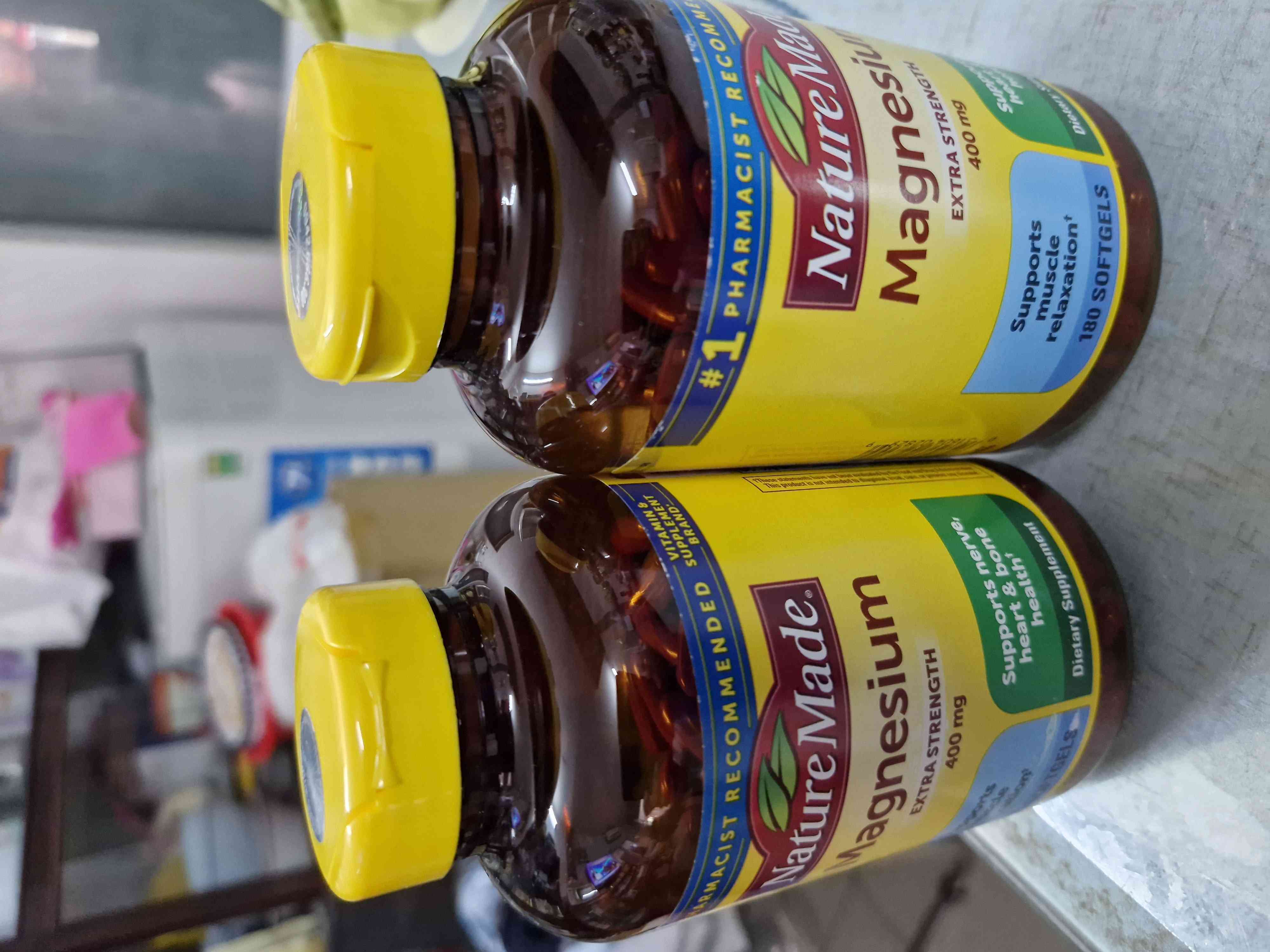 Viên uống Magie Nature Made 400mg - Hỗ trợ sức khỏe xương, cơ bắp và thần kinh, sản phẩm bổ sung thiên nhiên 150 viên
