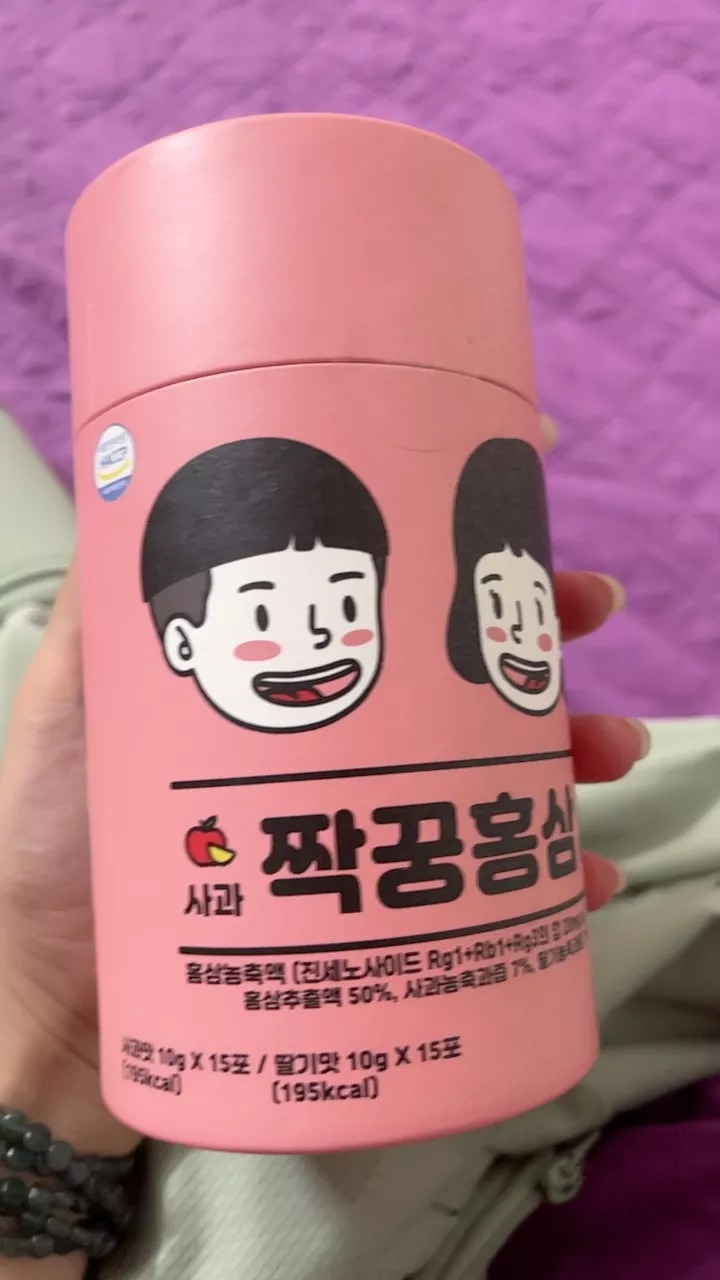 Nước Hồng Sâm Trái Cây Sobaek SungChan Cho Trẻ Em - Hương Vị Táo Dâu Ngon Miệng, Hỗ Trợ Tăng Cường Sức Khỏe, Hộp 30 Gói