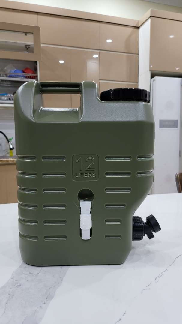Bình Đựng Nước Dã Ngoại Quân Đội 11L - Có Lỗ Thông Hơi, Vòi Rót Thông Minh, Tiện Dụng Khi Cắm Trại & Dã Ngoại