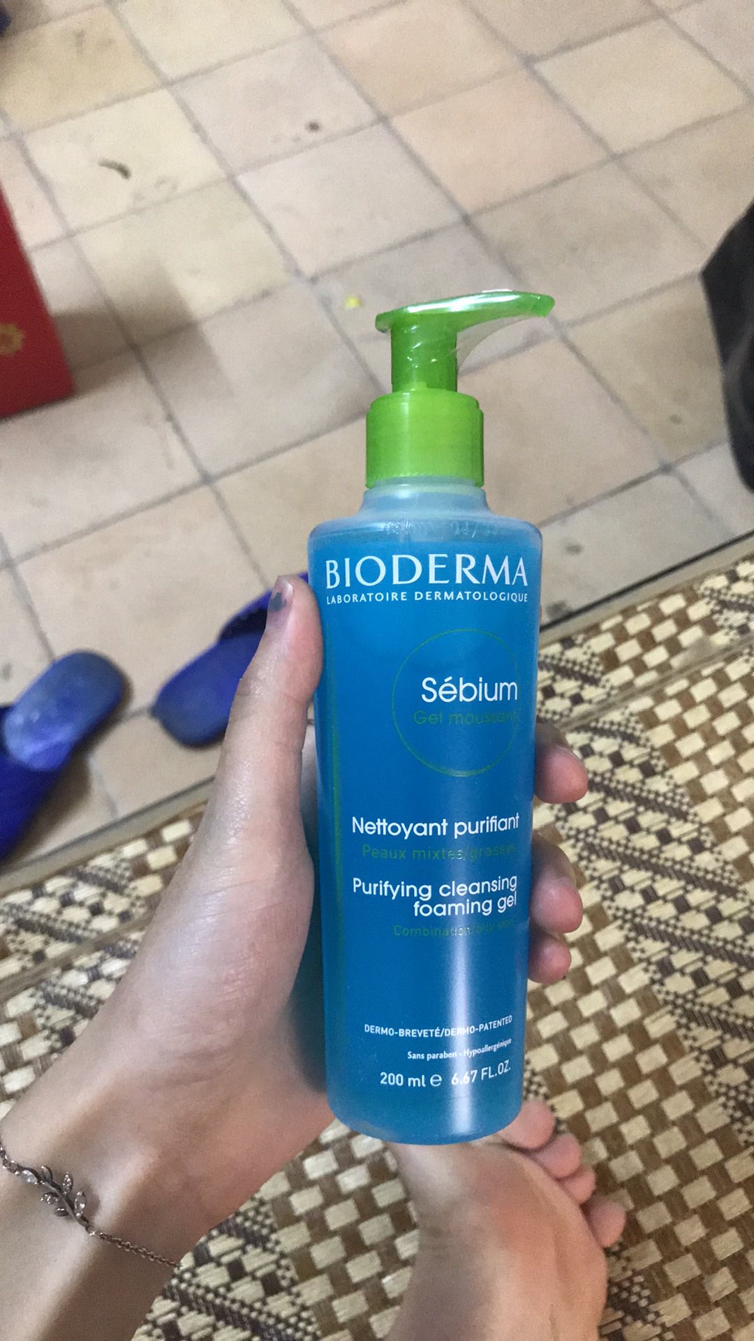 Sữa Rửa Mặt Bioderma Sebium Foaming Gel 200ml - Gel Tạo Bọt Kiềm Dầu, Ngừa Mụn Cho Da Dầu, Hỗ Trợ Làm Sạch Sâu, Duy Trì Độ Ẩm