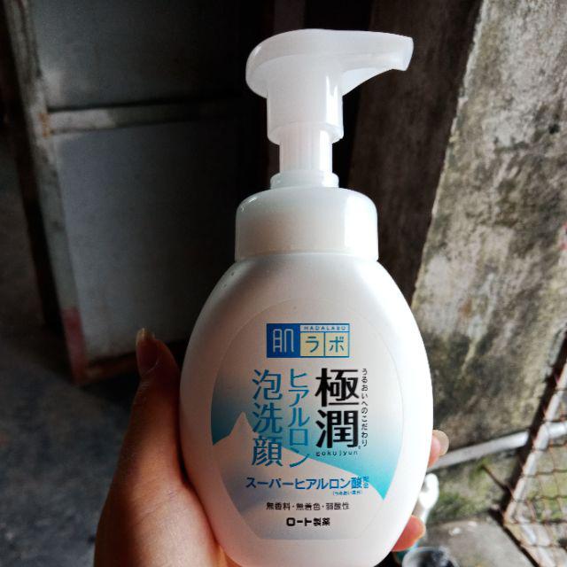 Sữa Rửa Mặt Hada Labo Tạo Bọt Gokujyun 160ml - Foaming Cleanser Giúp Sạch Da, Cấp Ẩm, Thích Hợp Cho Da Thường, Da Khô, Nhạy Cảm