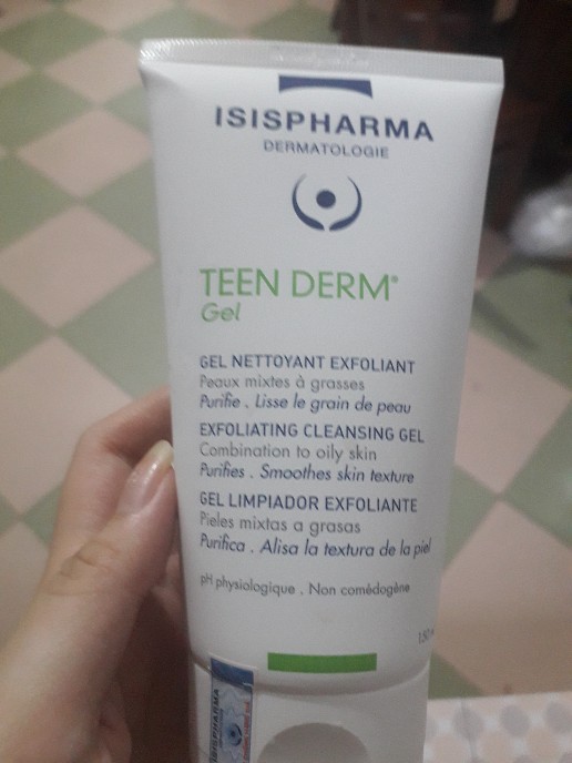 Sữa Rửa Mặt Gel Dành Cho Da Mụn Isis Pharma Teen Derm 150ml - Làm Sạch Sâu, Ngăn Ngừa Mụn, Tươi Mát, Dưỡng Da Khỏe Mạnh
