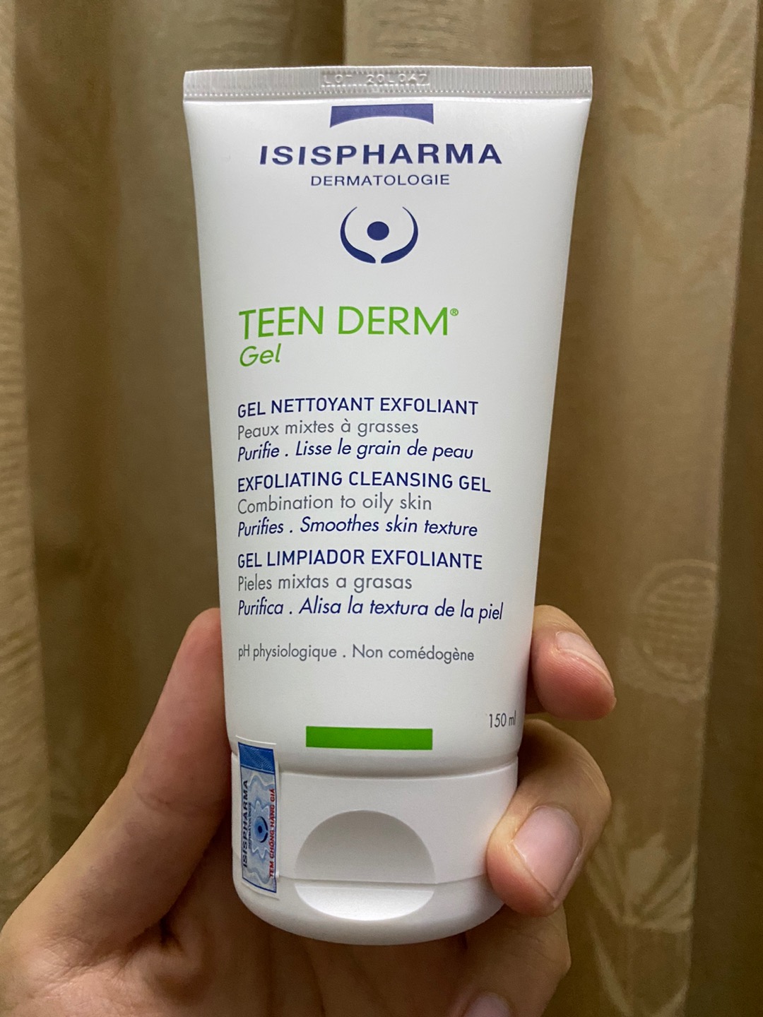 Sữa Rửa Mặt Gel Dành Cho Da Mụn Isis Pharma Teen Derm 150ml - Làm Sạch Sâu, Ngăn Ngừa Mụn, Tươi Mát, Dưỡng Da Khỏe Mạnh