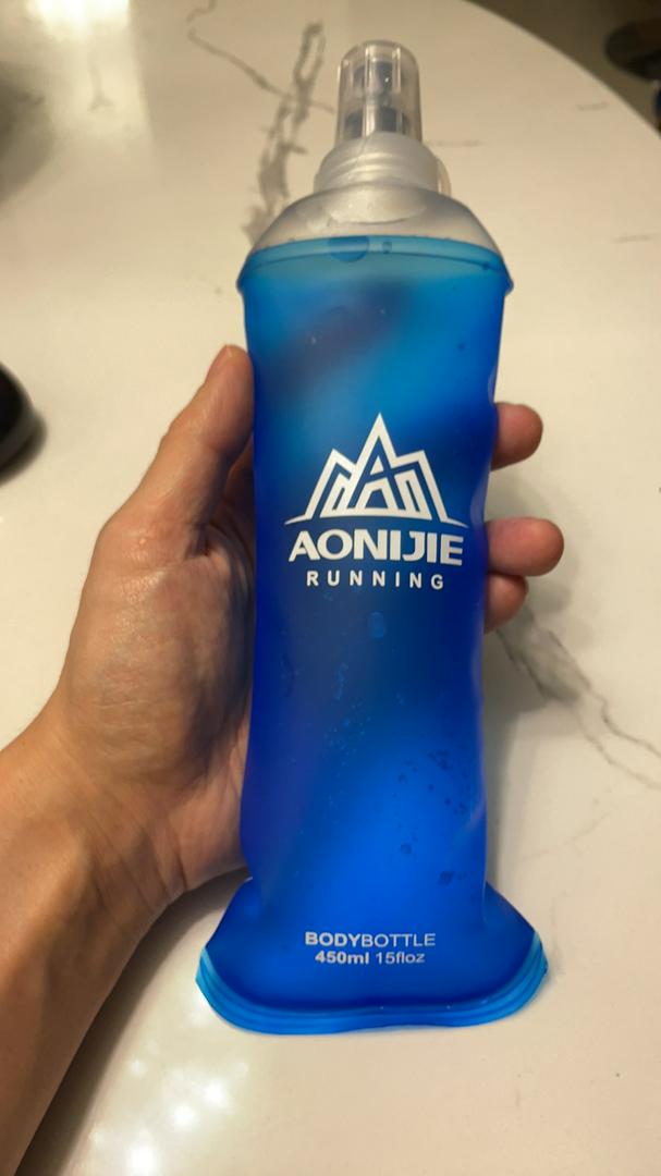 Bình Nước Mềm Aonijie SD19 - Chất Liệu TPU Không BPA, Thiết Kế Gọn Nhẹ Dành Cho Chạy Bộ, Đạp Xe, Đi Bộ 450ml - Bảo Vệ Sức Khỏe
