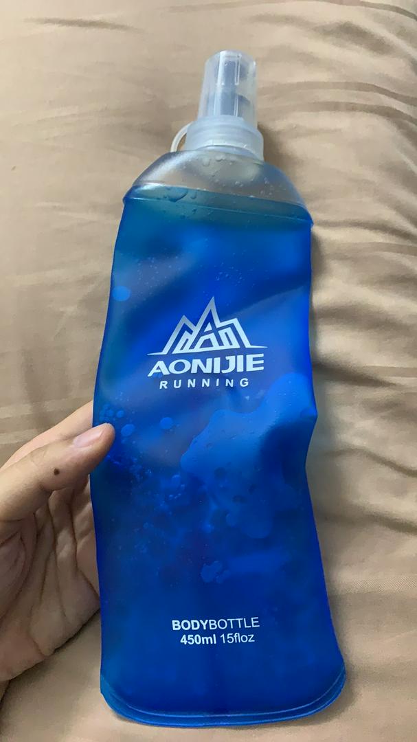 Bình Nước Mềm Aonijie SD19 - Chất Liệu TPU Không BPA, Thiết Kế Gọn Nhẹ Dành Cho Chạy Bộ, Đạp Xe, Đi Bộ 450ml - Bảo Vệ Sức Khỏe