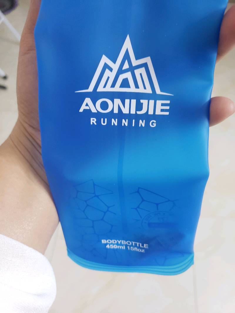 Bình Nước Mềm Aonijie SD19 - Chất Liệu TPU Không BPA, Thiết Kế Gọn Nhẹ Dành Cho Chạy Bộ, Đạp Xe, Đi Bộ 450ml - Bảo Vệ Sức Khỏe