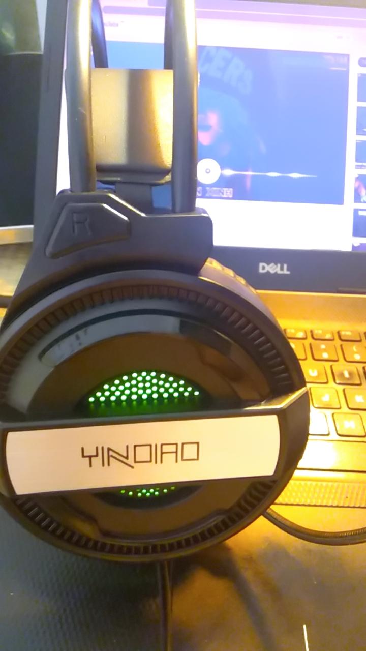 Tai Nghe Chụp Tai Gaming Sidotech Yindiao Q3 Chống Ồn Có Mic, Âm Thanh 5.1 & 7.1, Thiết Kế Hiện Đại, Led RGB 7 Màu