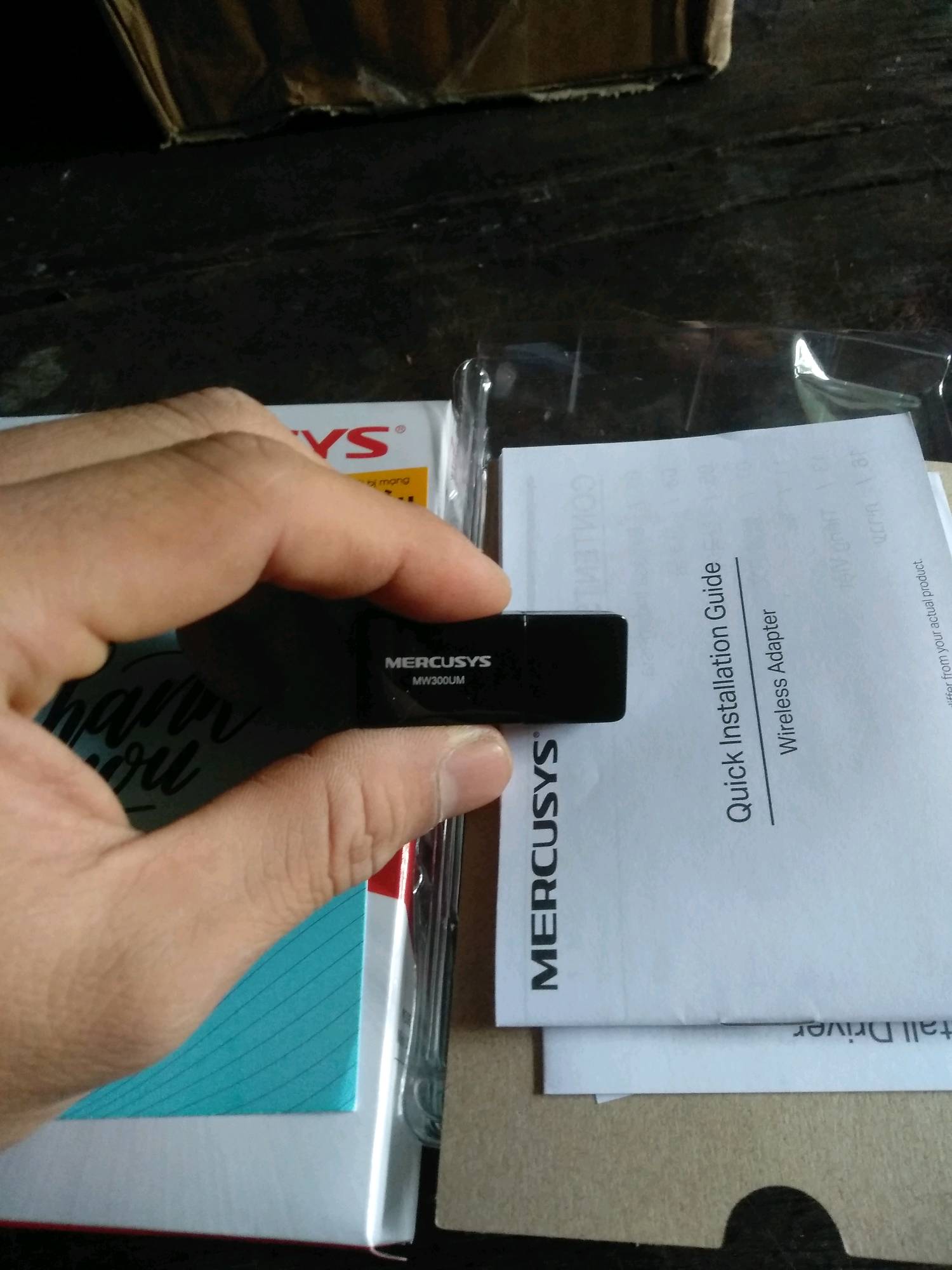 Bộ Chuyển Đổi USB Wifi Mini Mercusys MW300UM - Tốc Độ 300Mbps, Kết Nối Nhanh Chóng cho PC và Laptop, Hỗ Trợ WPS, Phát Wifi Thông Minh