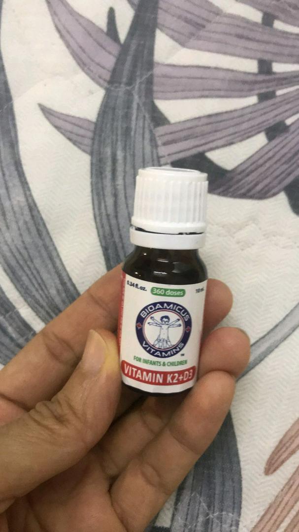 Vitamin D3K2-MK7 BioAmicus Dạng Giọt 10ml - Hỗ Trợ Tăng Chiều Cao Và Hấp Thu Canxi Cho Trẻ Sơ Sinh, An Toàn, Lành Tính
