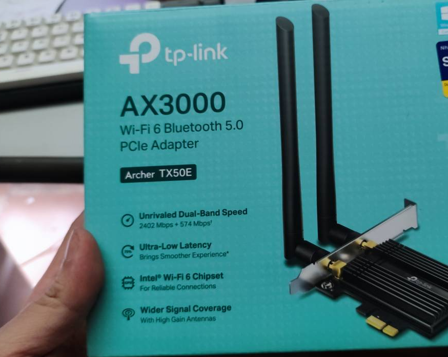 Bộ chuyển đổi không dây Bluetooth 5.0 TP-Link Archer TX50E - Chuẩn PCIe, Tăng tốc độ kết nối mạnh mẽ cho máy tính để bàn và laptop