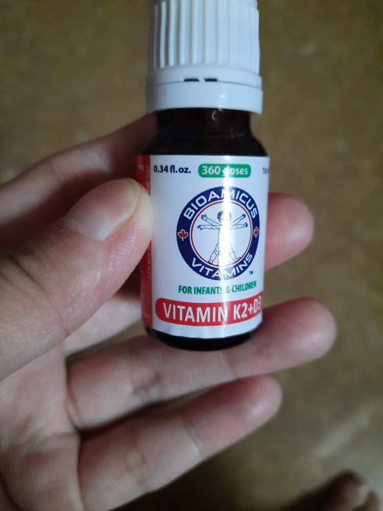 Vitamin D3K2-MK7 BioAmicus Dạng Giọt 10ml - Hỗ Trợ Tăng Chiều Cao Và Hấp Thu Canxi Cho Trẻ Sơ Sinh, An Toàn, Lành Tính